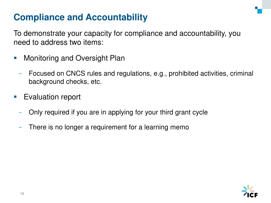 compliance and accountability