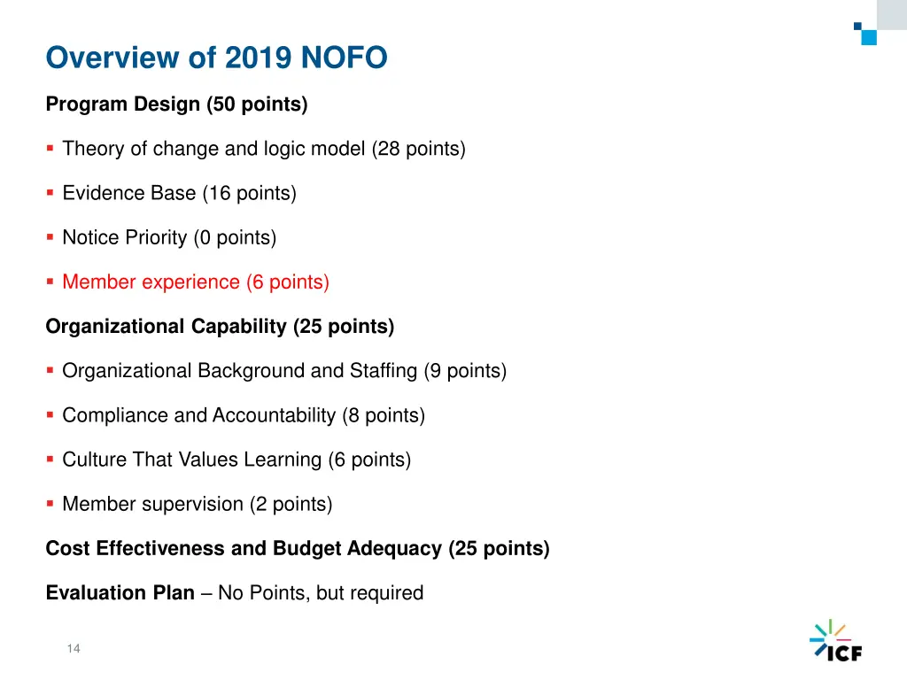 overview of 2019 nofo 2