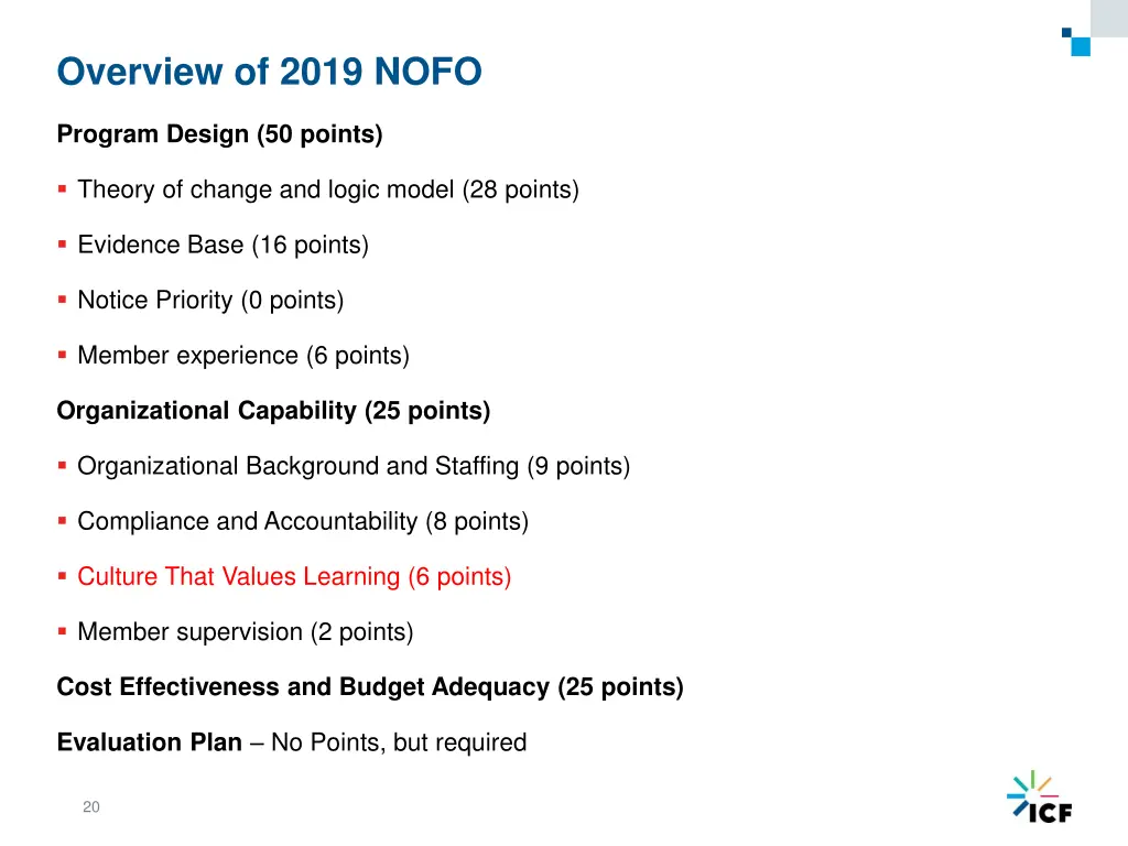 overview of 2019 nofo 5
