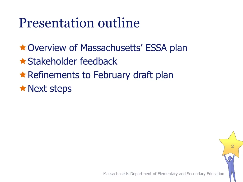 presentation outline