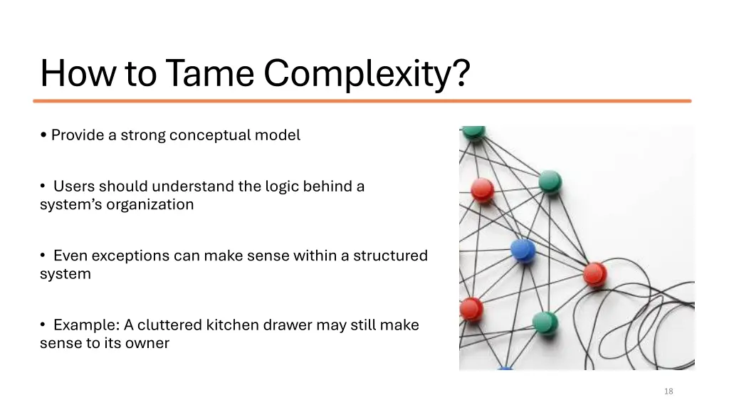 how to tame complexity