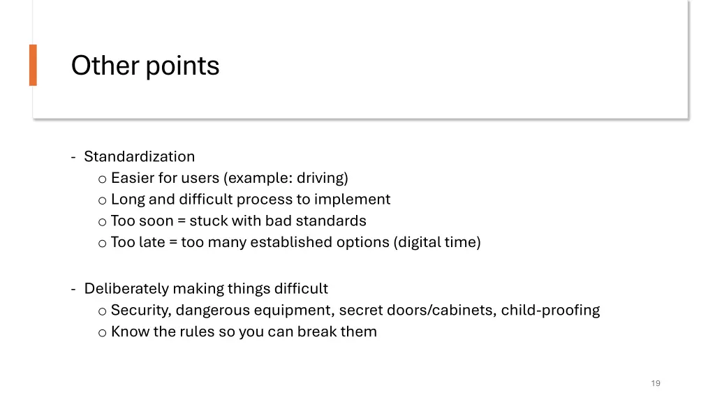 other points