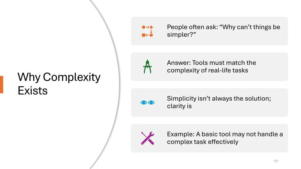 people often ask why can t things be simpler