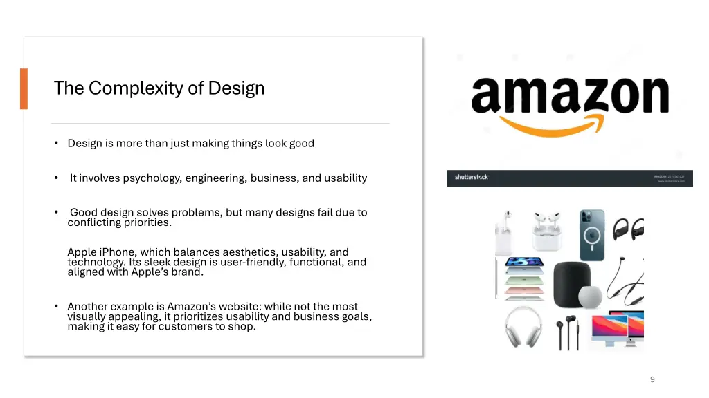 the complexity of design