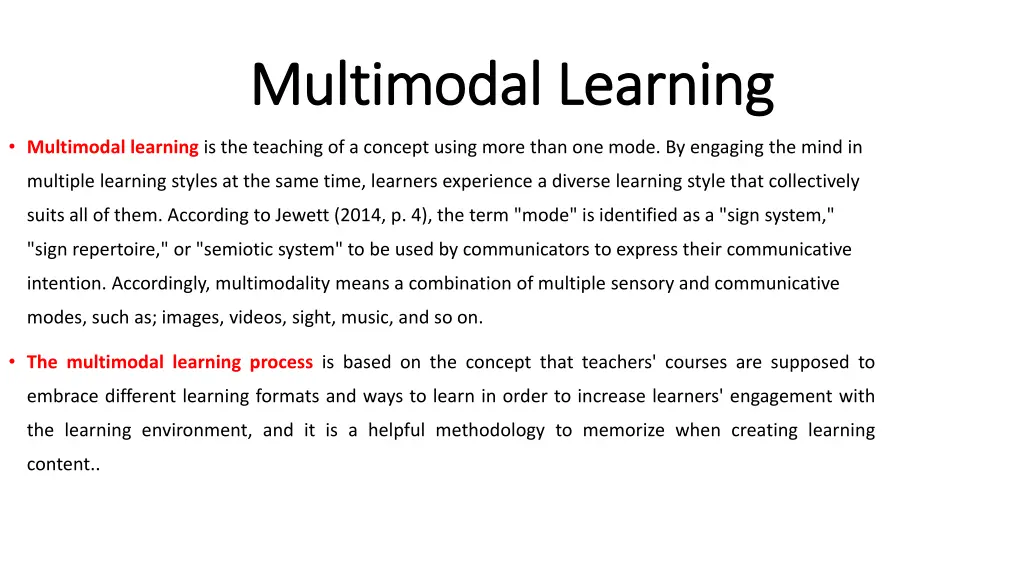 multimodal learning multimodal learning