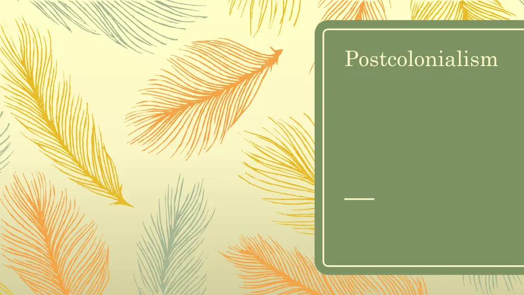postcolonialism