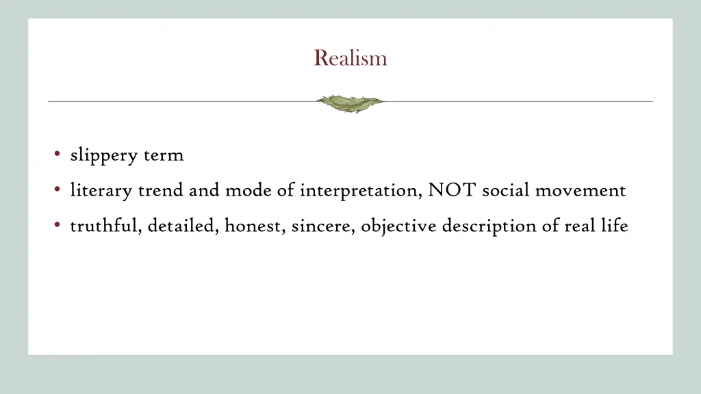 realism