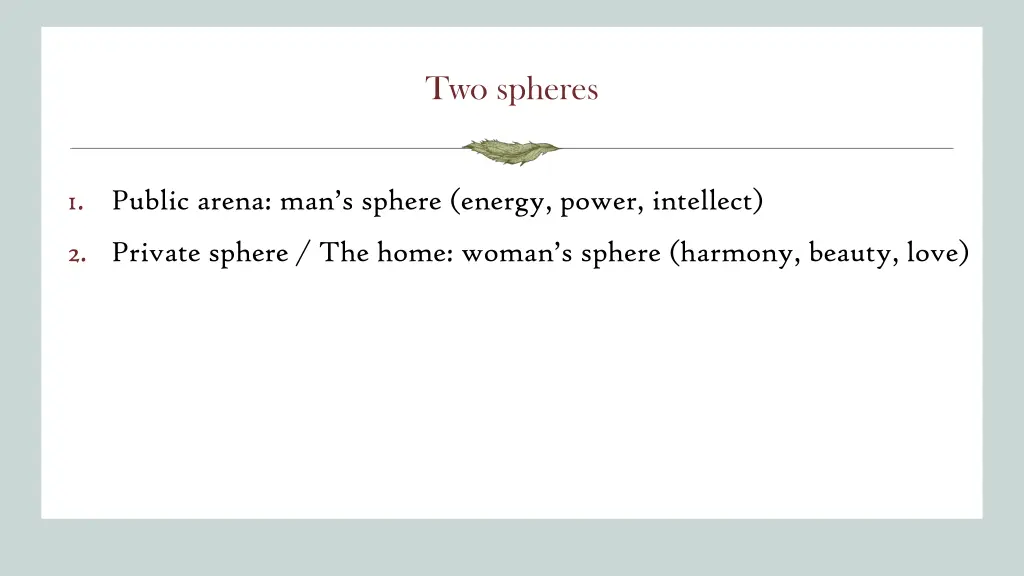 two spheres