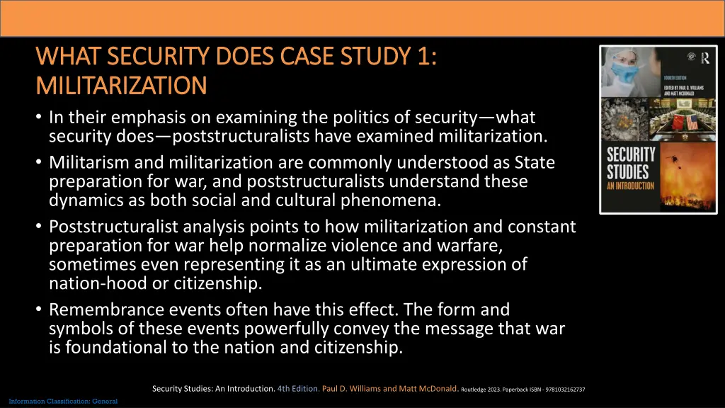 what security does case study 1 what security