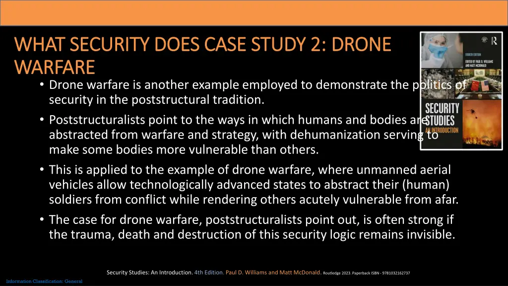 what security does case study 2 drone what