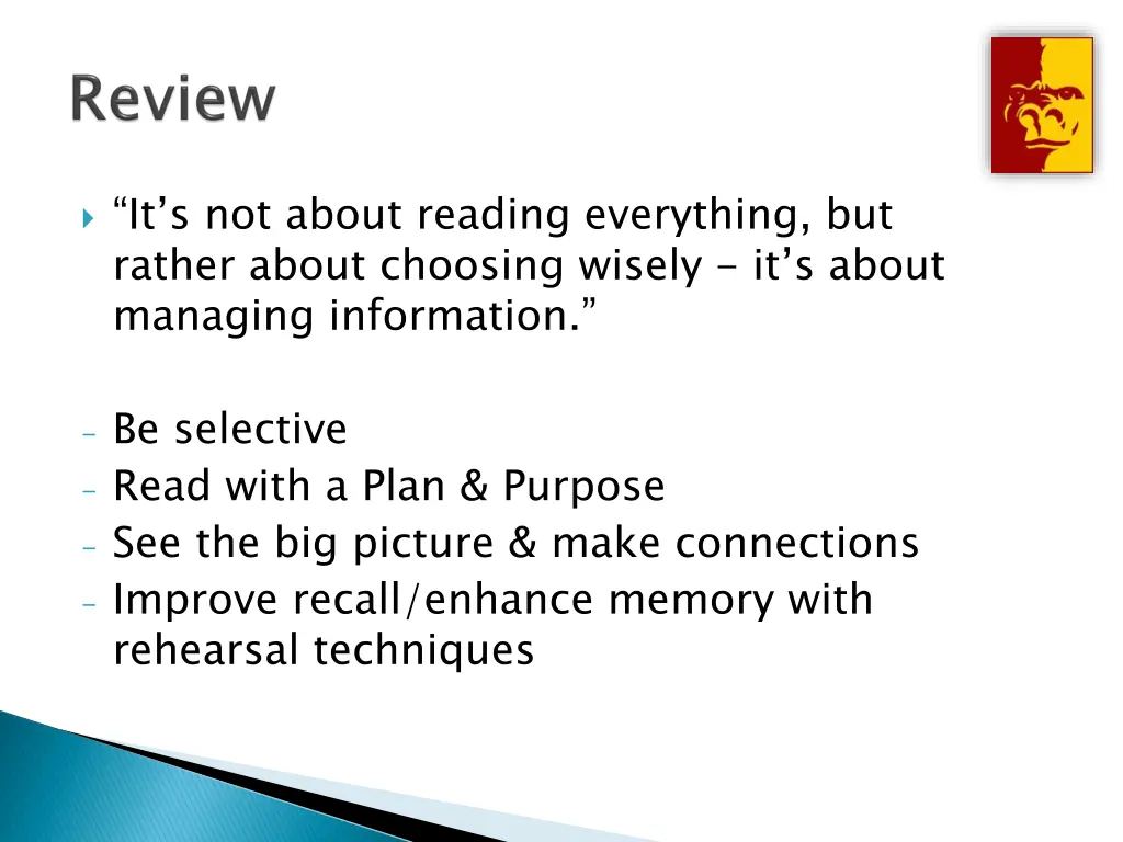 it s not about reading everything but rather