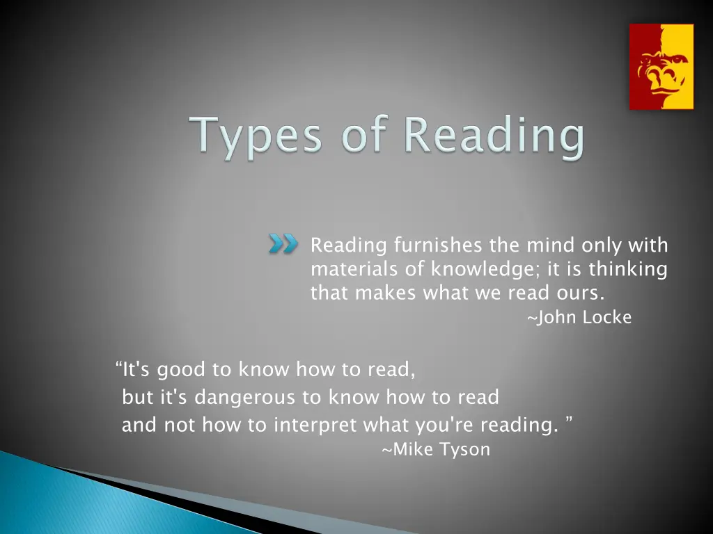 reading furnishes the mind only with materials