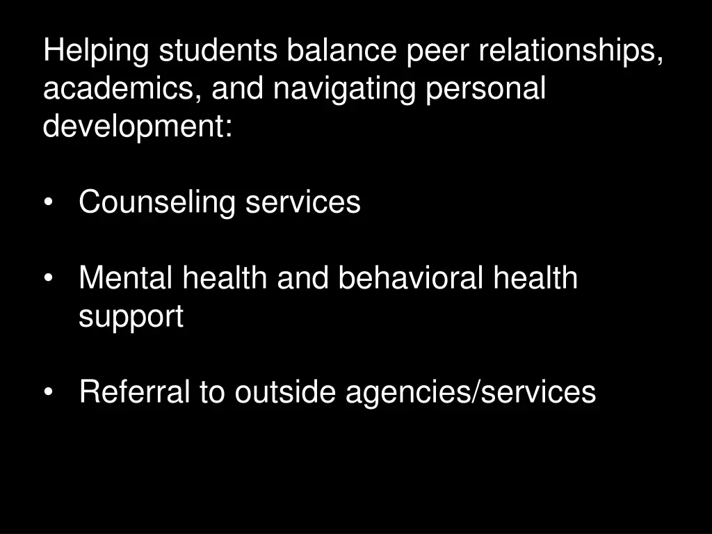 helping students balance peer relationships