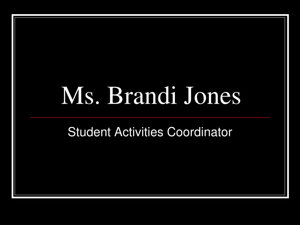 ms brandi jones