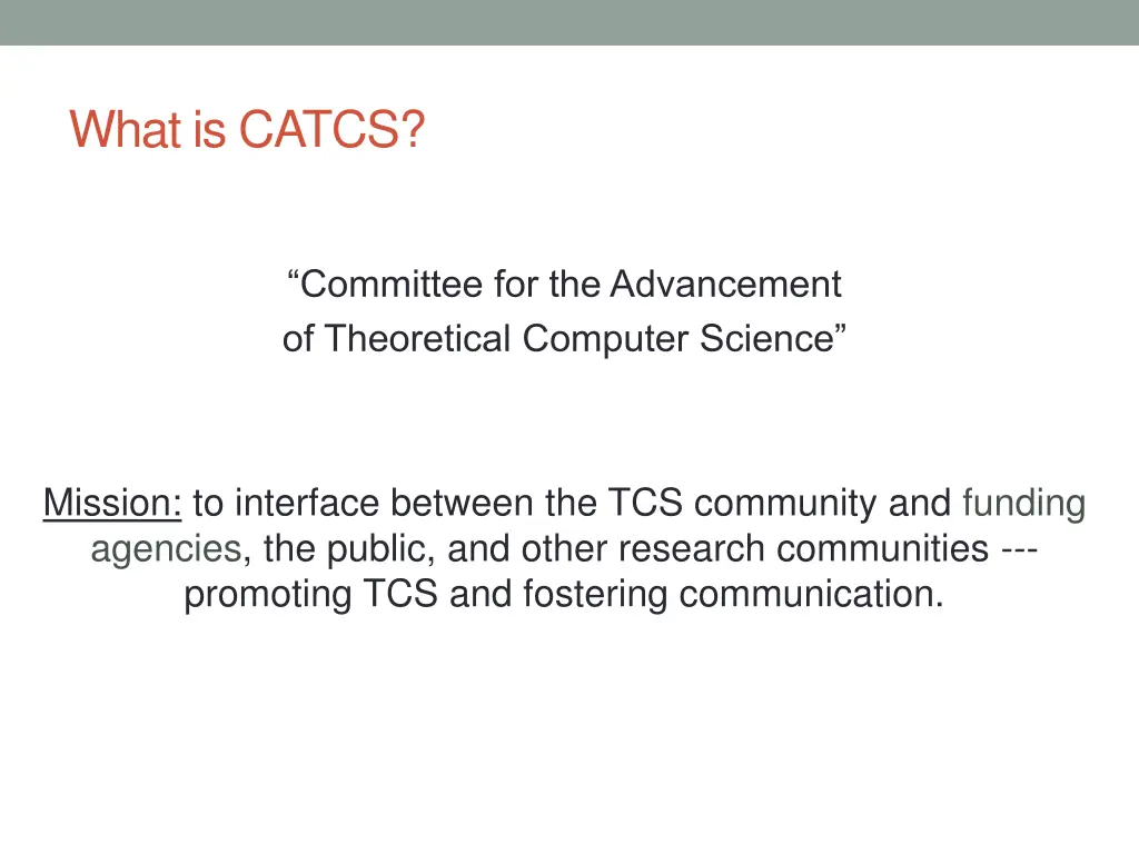what is catcs