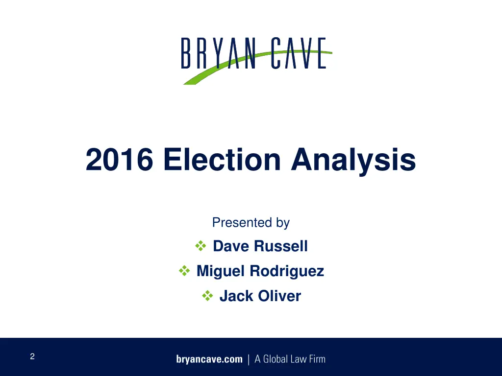 2016 election analysis