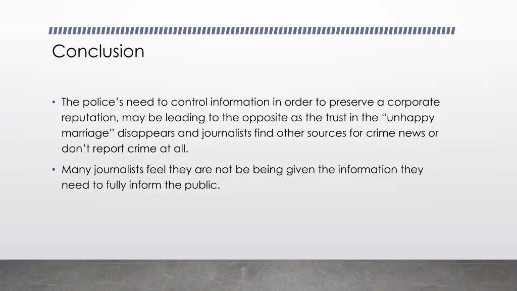conclusion