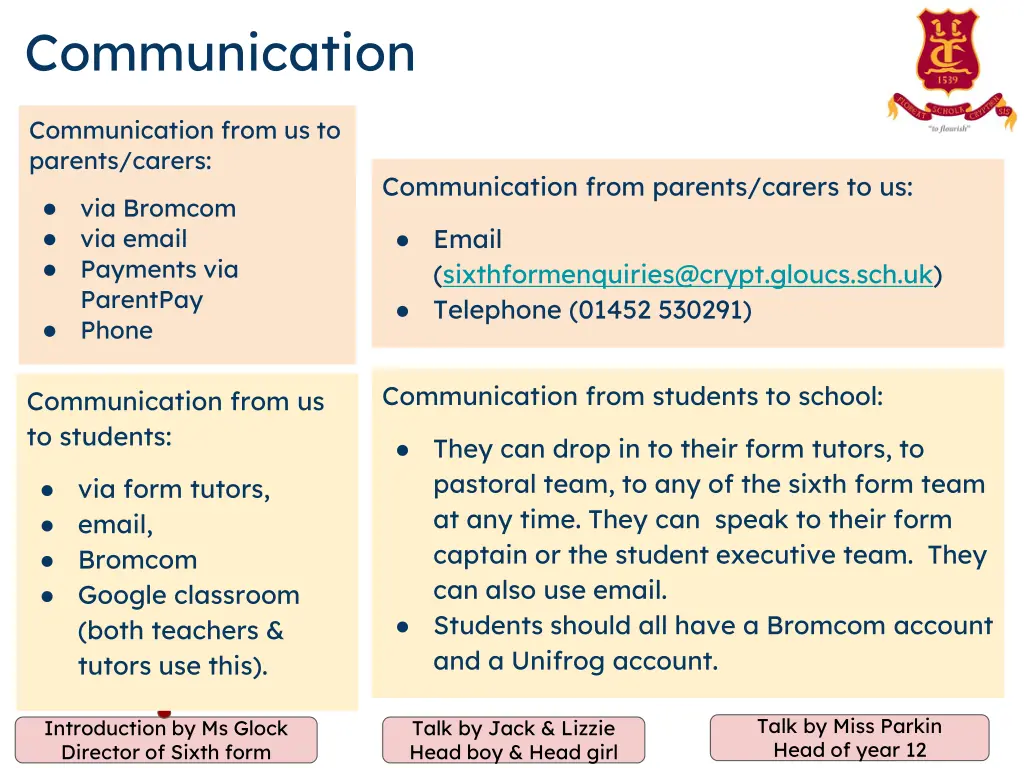 communication