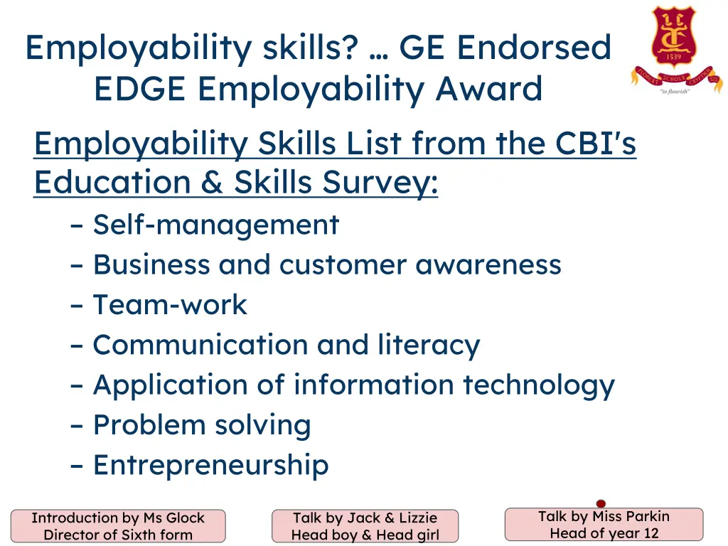 employability skills ge endorsed edge