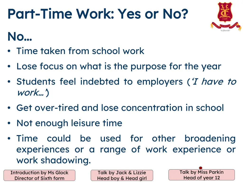 part part time work yes or no time work yes or no 1