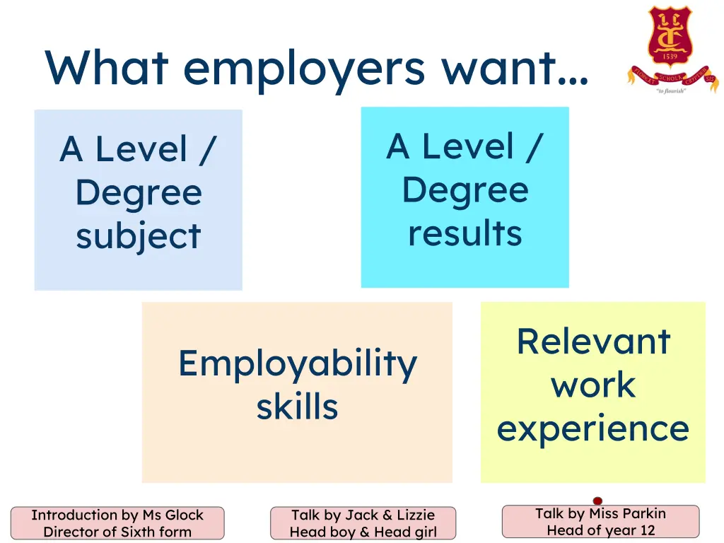 what employers want