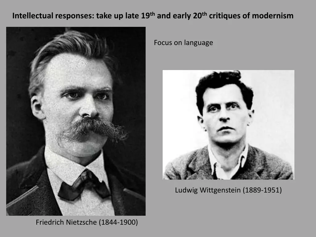 intellectual responses take up late