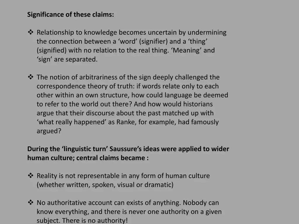 significance of these claims