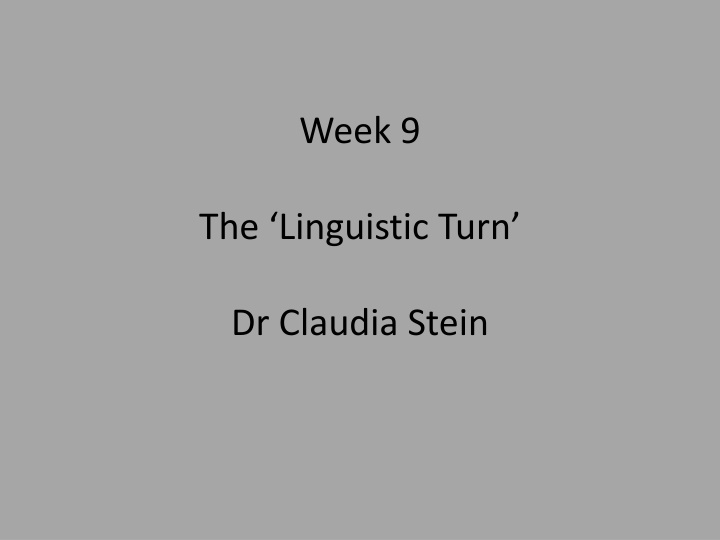week 9