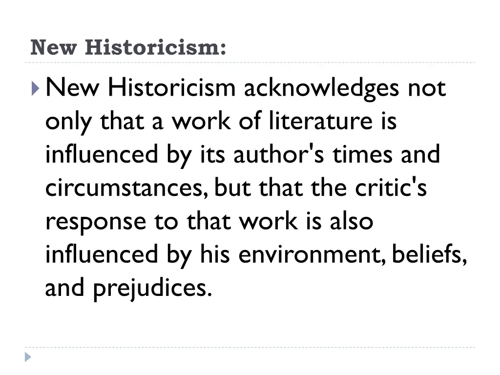 new historicism new historicism acknowledges