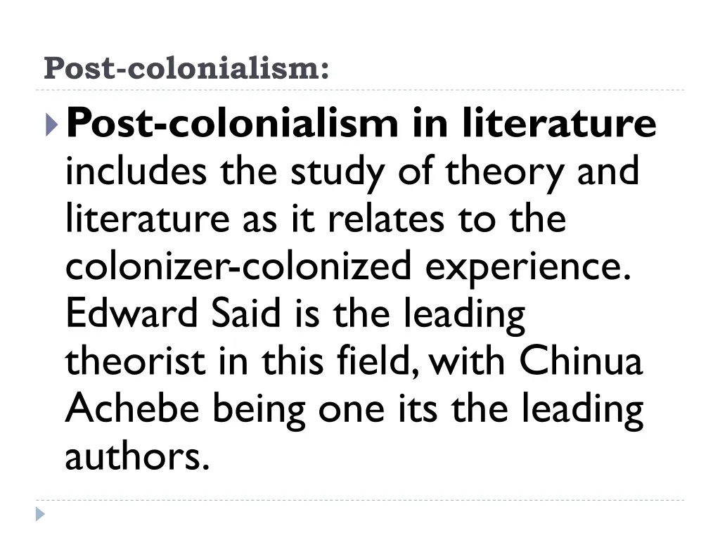post colonialism post colonialism in literature