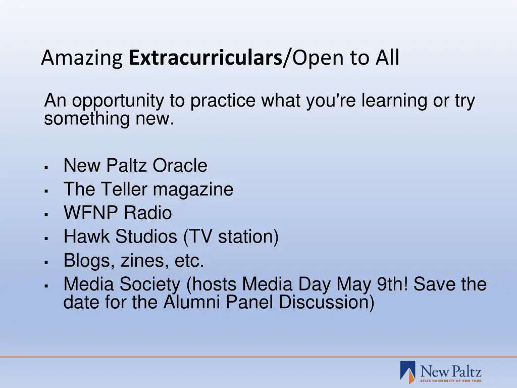 amazing extracurriculars open to all