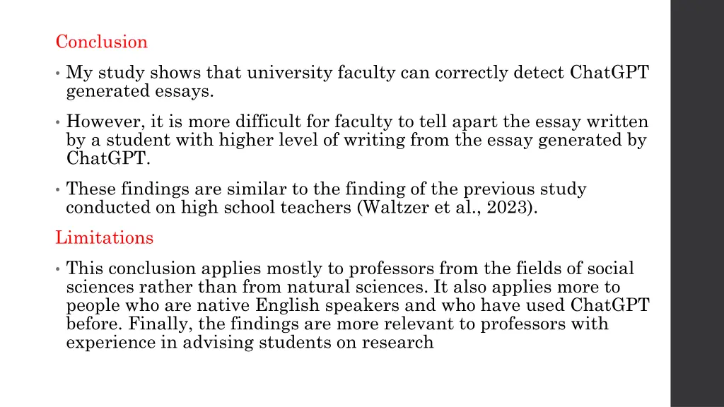 conclusion
