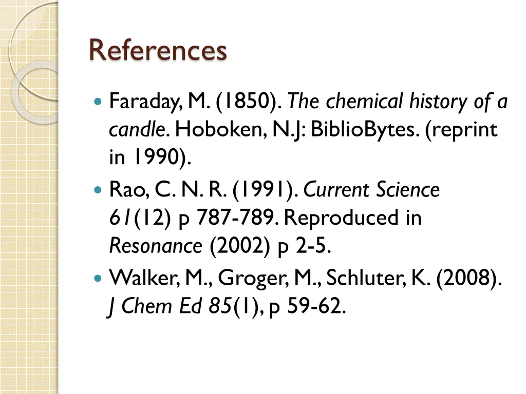 references