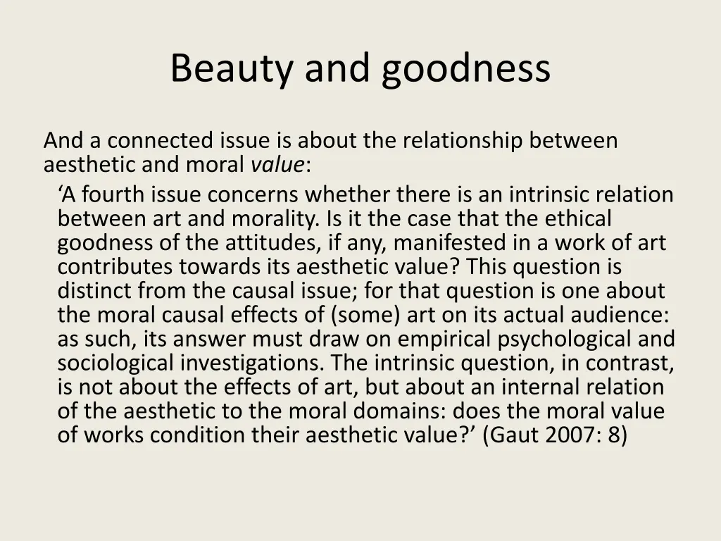 beauty and goodness 1