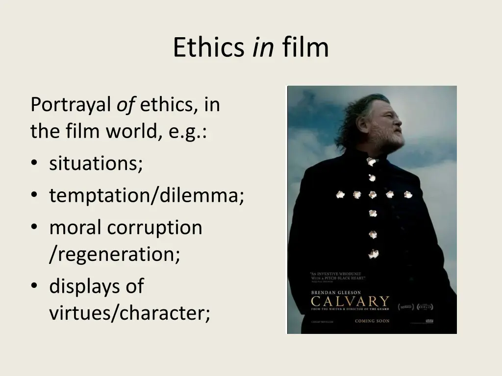 ethics in film