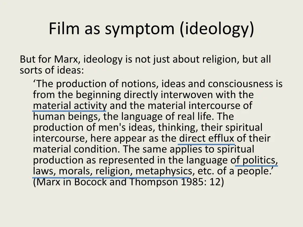 film as symptom ideology 1