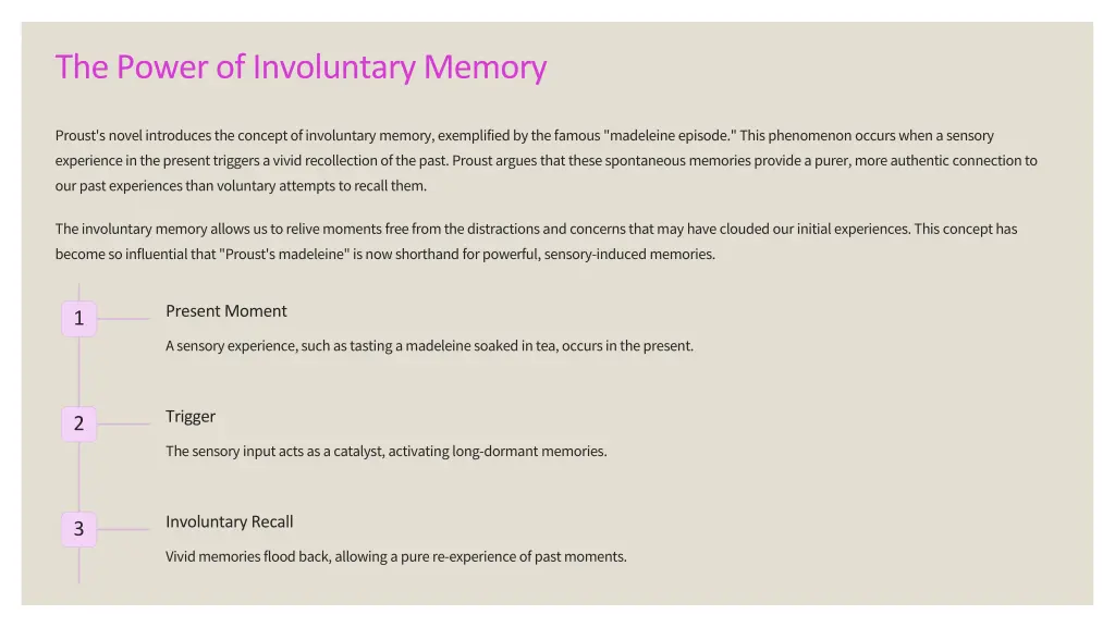 the power of involuntary memory