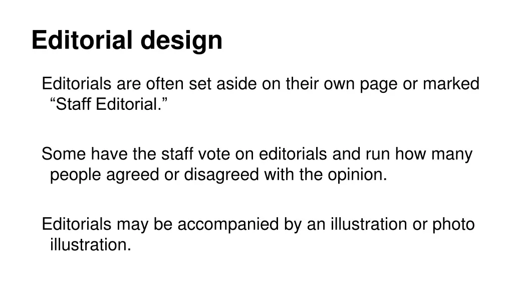 editorial design