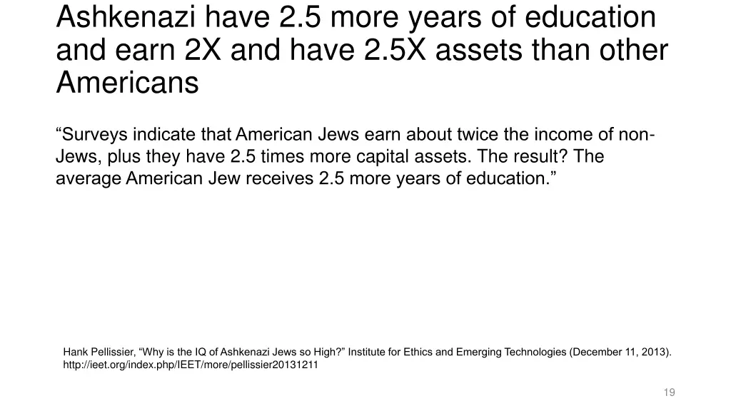 ashkenazi have 2 5 more years of education