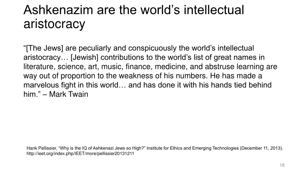 ashkenazim are the world s intellectual