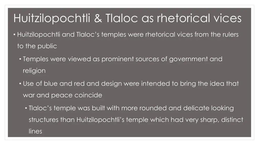 huitzilopochtli tlaloc as rhetorical vices