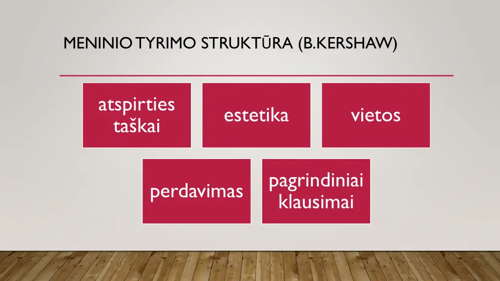 meninio tyrimo strukt ra b kershaw