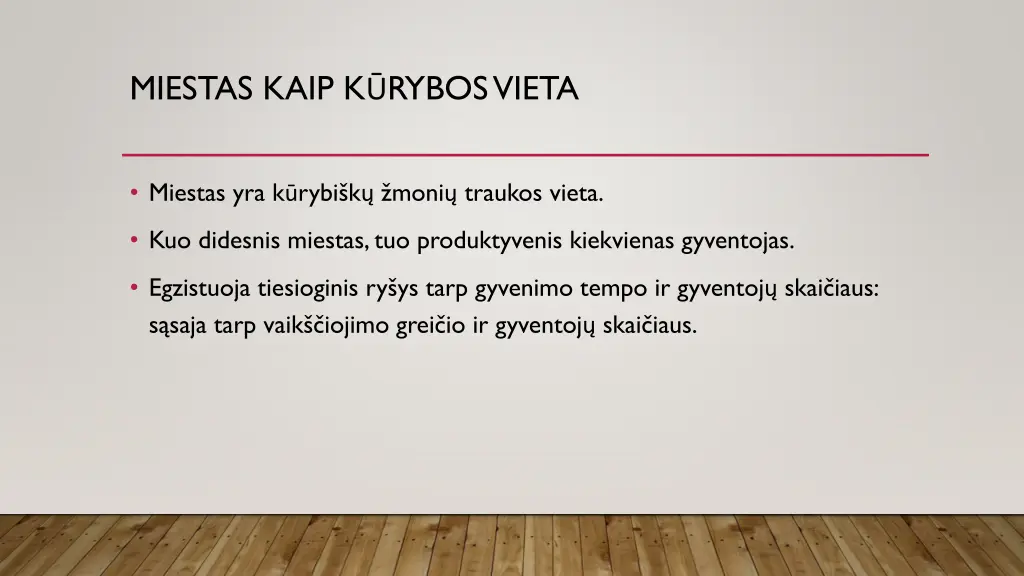 miestas kaip k rybos vieta