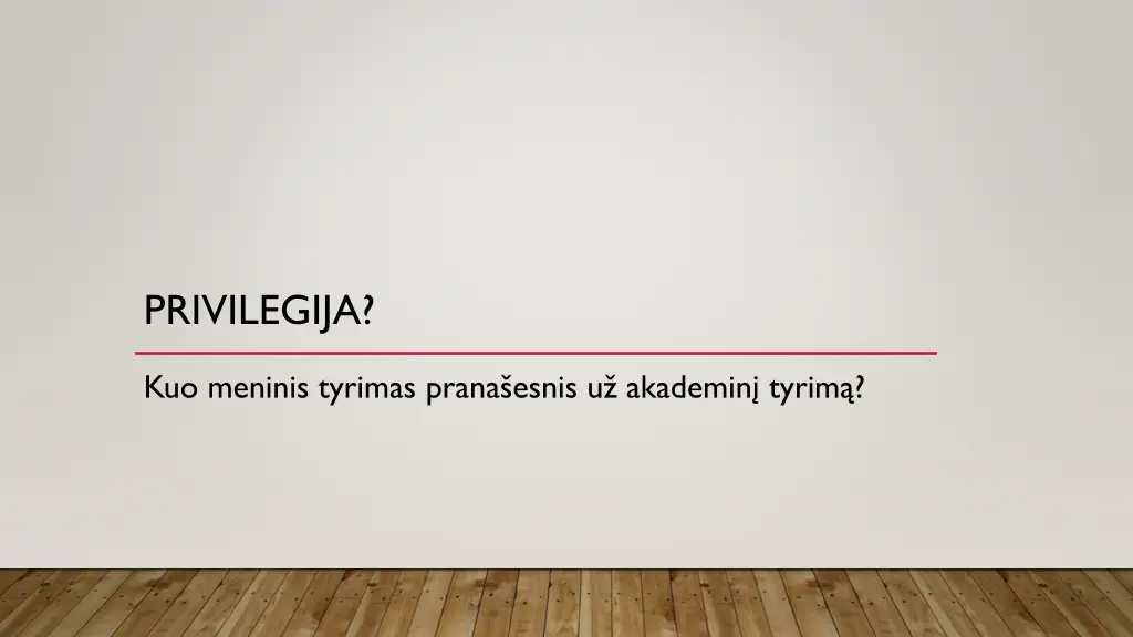 privilegija