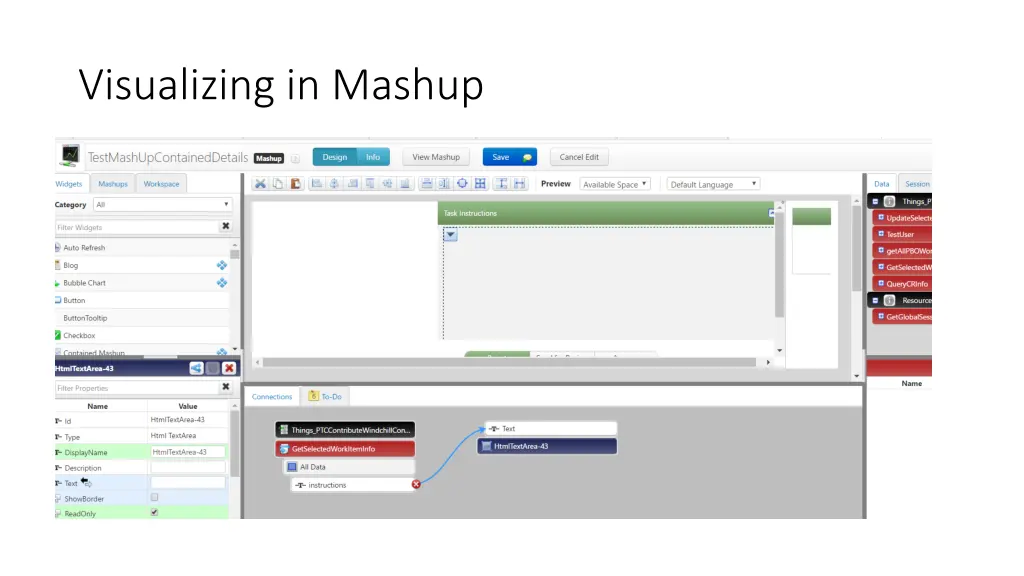visualizing in mashup