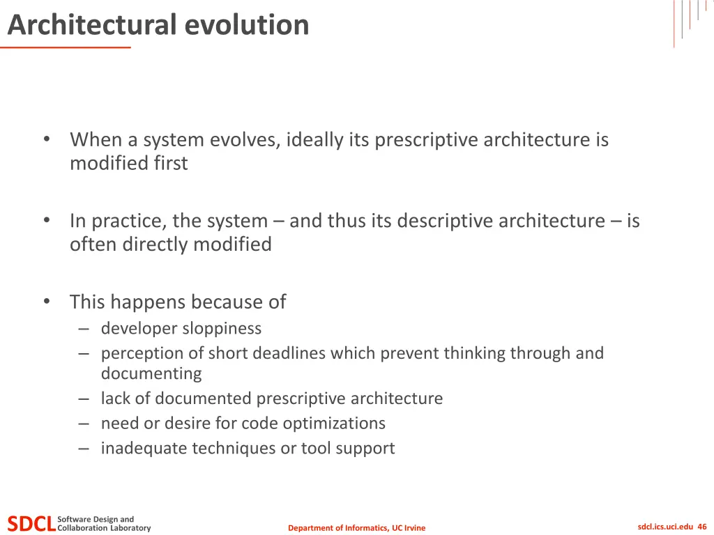 architectural evolution