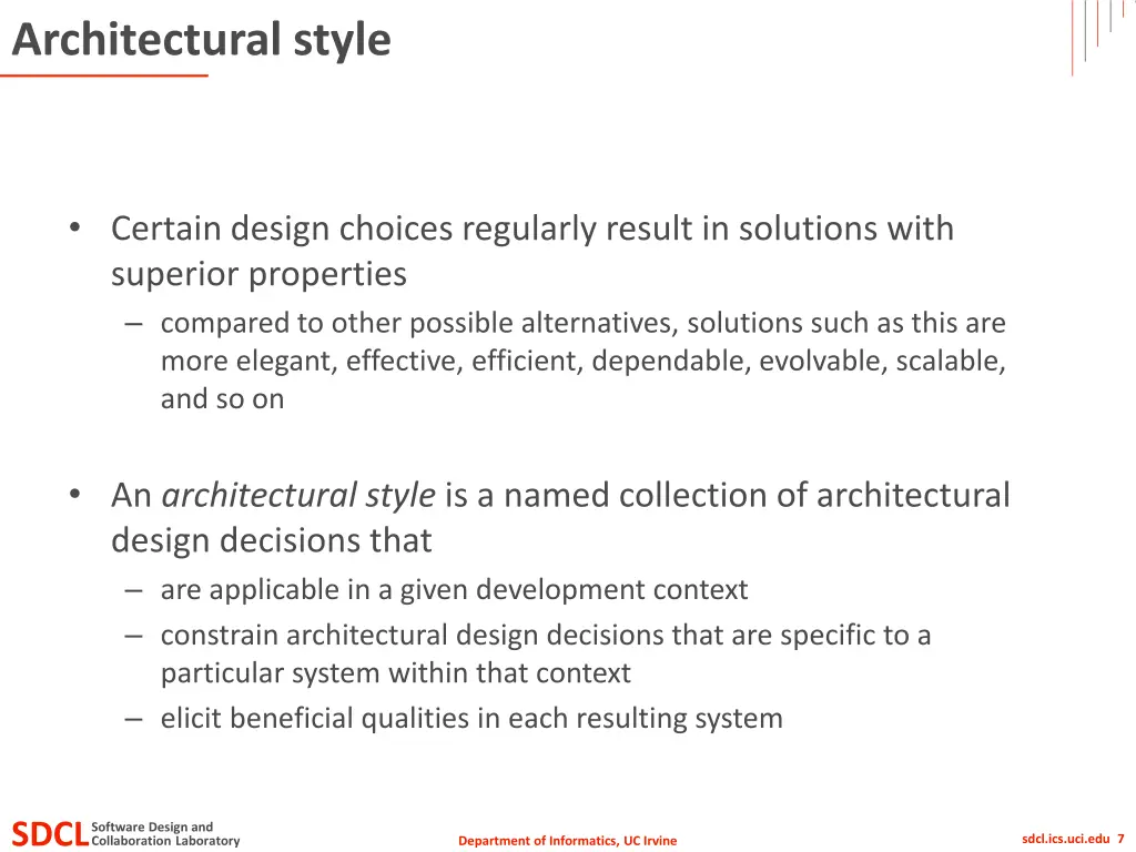 architectural style