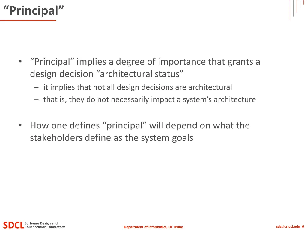 principal