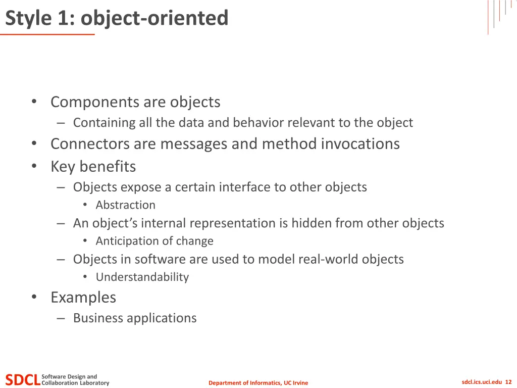 style 1 object oriented 1
