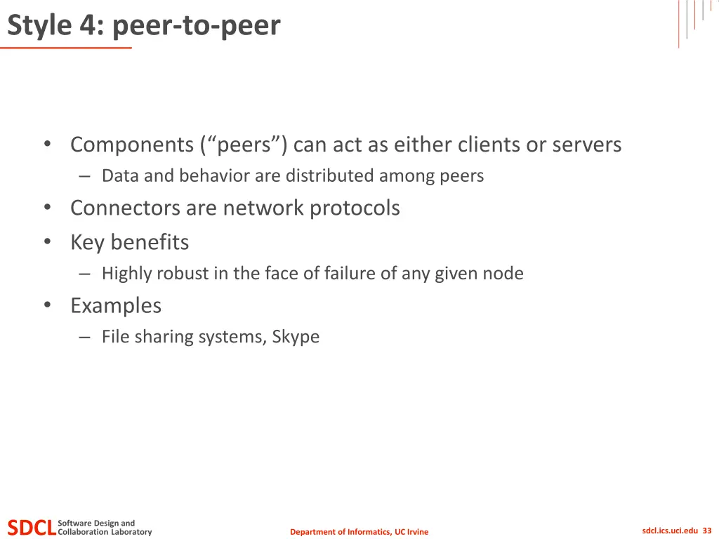 style 4 peer to peer